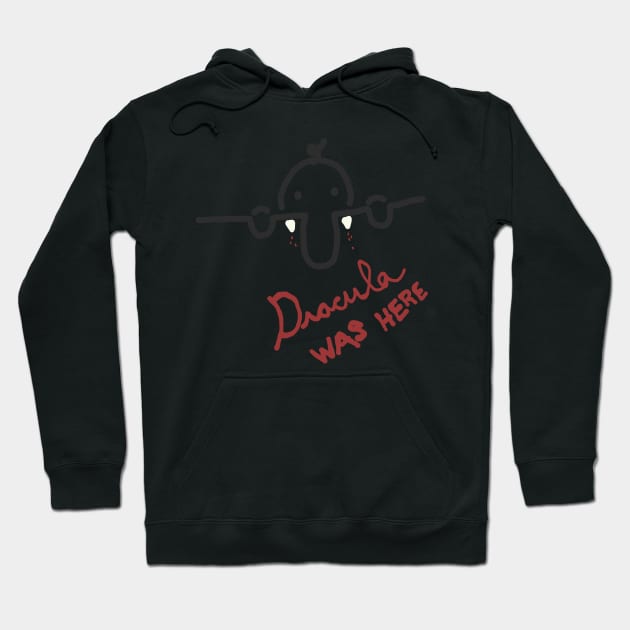 Kilroy Was Dracula Hoodie by LochNestFarm